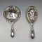 1900年頃 米国アンティーク 純銀アール・ヌーヴォー装飾 ヘアブラシ&ハンドミラー Foster&Bailey